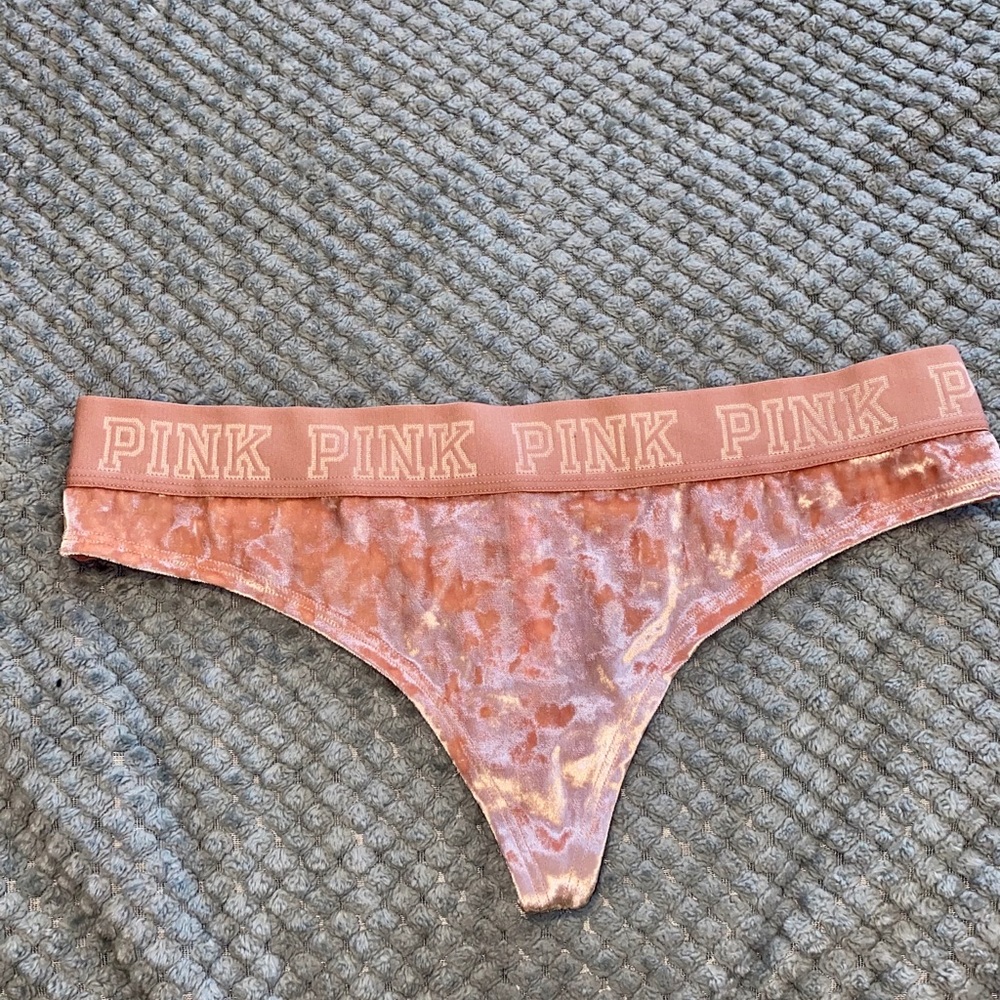 ✨PINK Velvet Thong (Nude Pink)✨